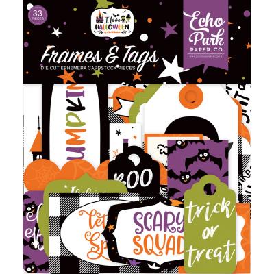 Echo Park I Love Halloween Die Cuts - Frames & Tags